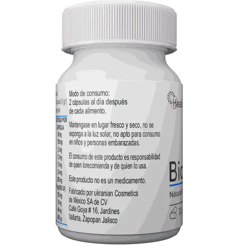 Biozin — foto del empaque 2