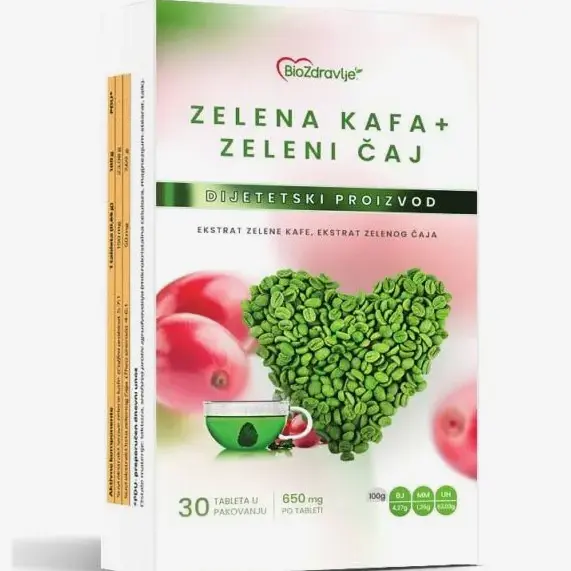 Zelena Kafa + Zeleni Čaj — fotografija pakovanja 3